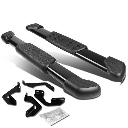 ESTRIBOS ALUMINUM - 5" - 07-17 TOYOTA TUNDRA 2-DOOR STANDARD CAB - OE STYLE - BLACK