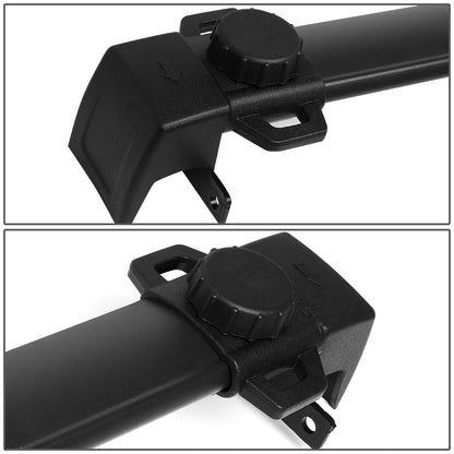 PORTAEQUIPAJE ROOF RACK CROSS BARS - 17-21 JEEP COMPASS - ONLY FITS NEW MODELS / DOES NOT FIT OLD MODELS - BOLTS ONTO OEM ROOF RAILS ONLY - BLACK