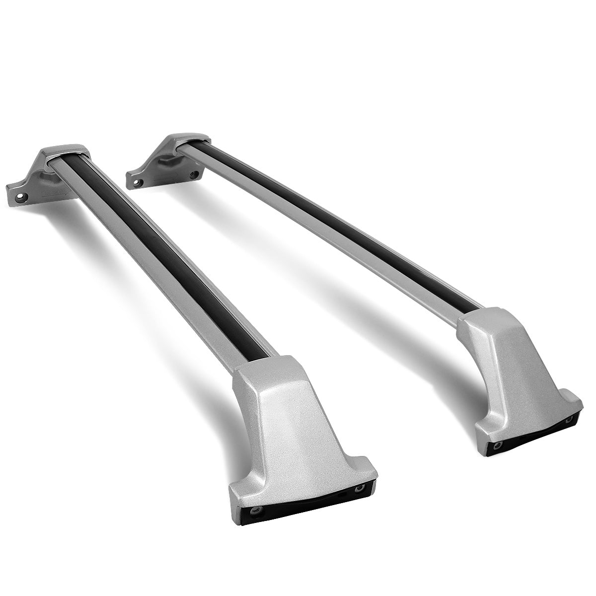 PORTAEQUIPAJE ROOF RACK CROSS BARS - 17-19 CADILLAC XT5 - BOLTS ONTO OEM ROOF RAILS ONLY - SILVER