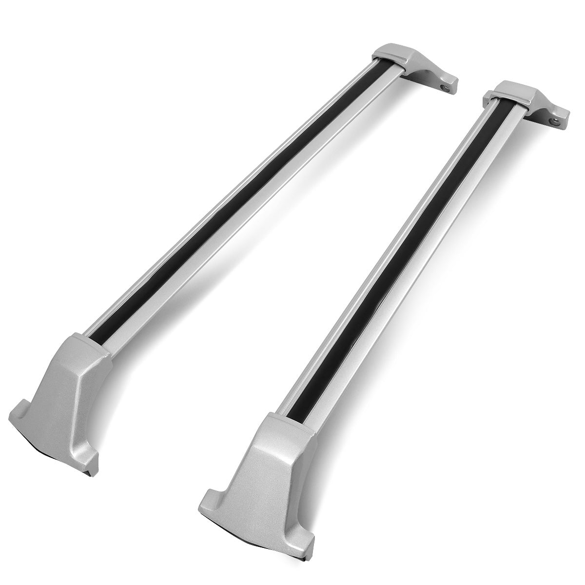 PORTAEQUIPAJE ROOF RACK CROSS BARS - 17-19 CADILLAC XT5 - BOLTS ONTO OEM ROOF RAILS ONLY - SILVER