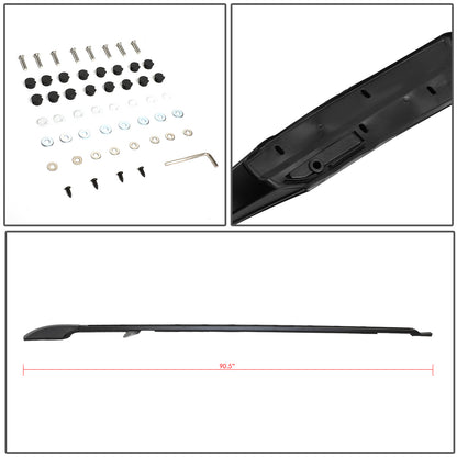 PORTAEQUIPAJE ROOF RACK SIDE RAIL BARS - 10-16 LAND ROVER LR4 / 05-09 LAND ROVER LR3 - BLACK