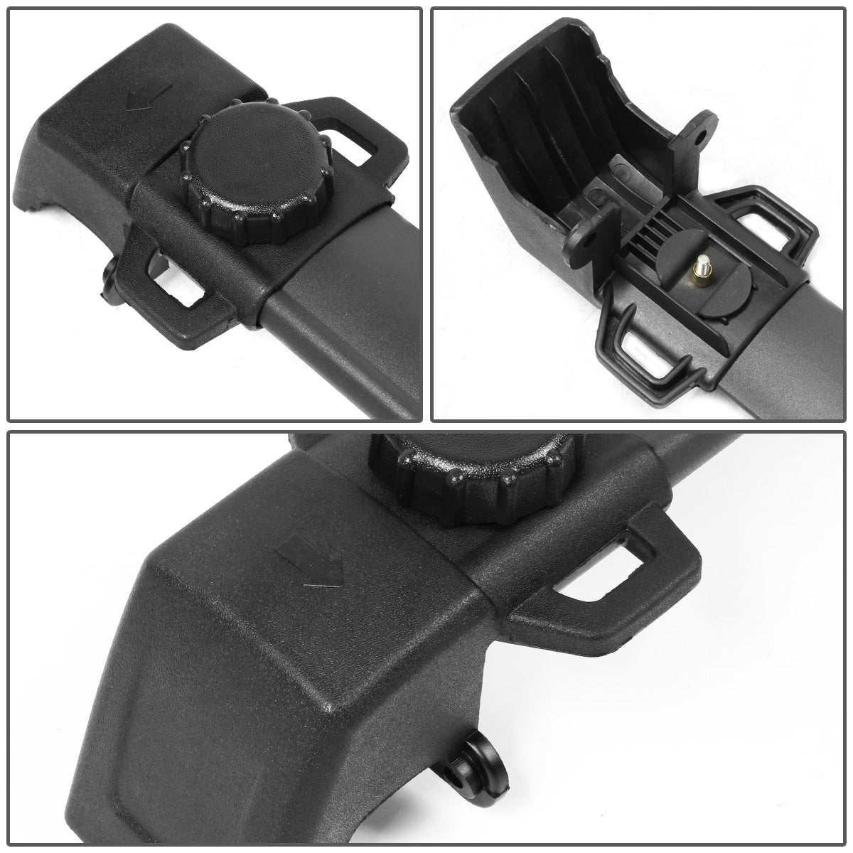 PORTAEQUIPAJE ROOF RACK CROSSBAR - 2PC - 11-16 JEEP COMPASS - BLACK