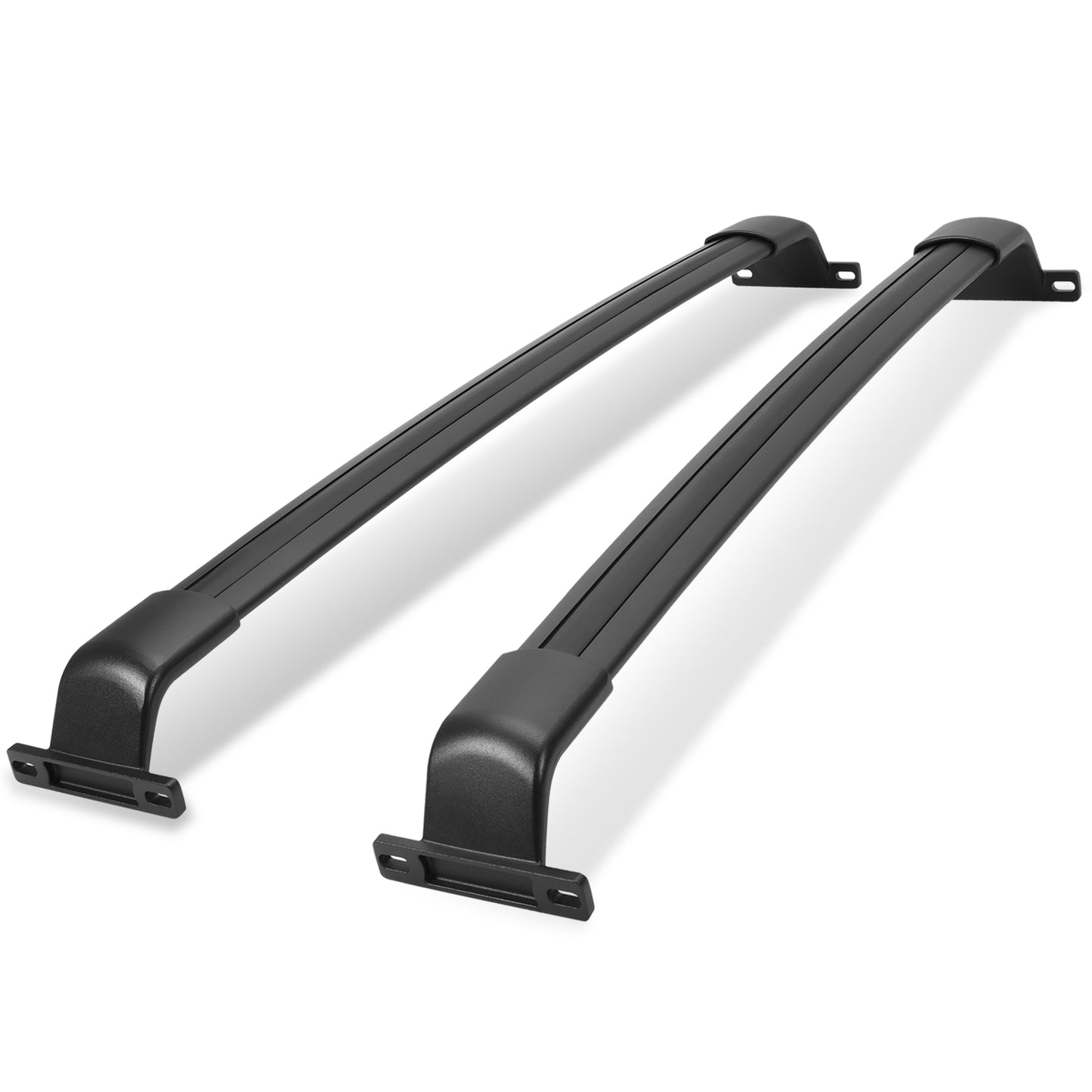 PORTAEQUIPAJE ROOF RACK CROSSBAR - ALUMINUM BAR + ALUMINUM FOOT - FIT FOR JEEP GRAND CHEROKEE L 2021 2022 2023 - WORK WITH FACTORY RAILS (JEEP GRAND CHEROKEE L WITH FACTORY LONGITUDINAL ROD