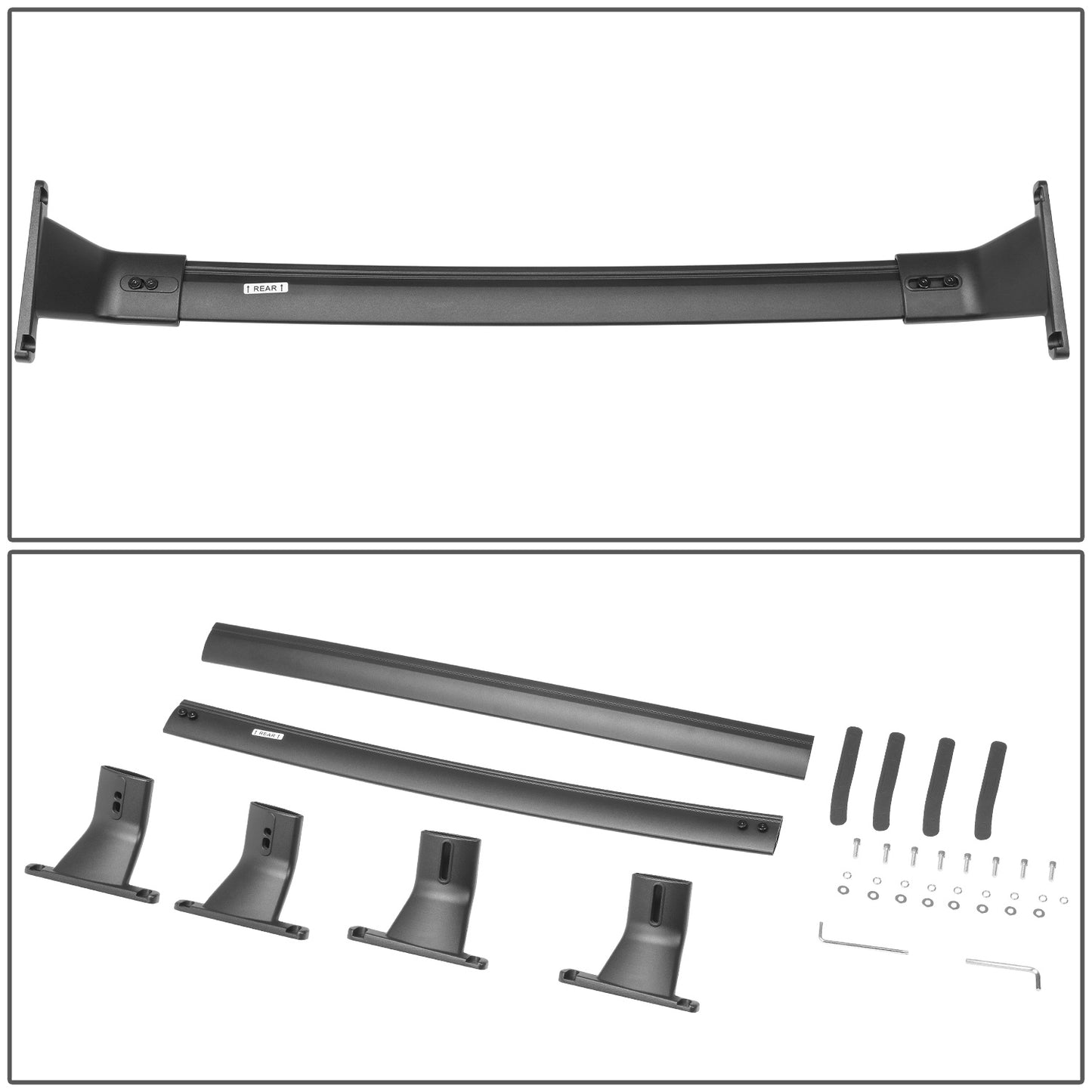 PORTAEQUIPAJE ROOF RACK CROSSBAR - ALUMINUM BAR + ALUMINUM FOOT - FIT FOR 2017-2022 NISSAN KICKS?NISSAN?