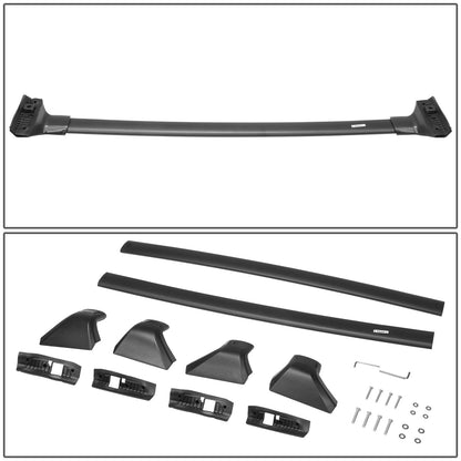 PORTAEQUIPAJE ROOF RACK CROSSBAR - ALUMINUM BAR + ALUMINUM FOOT - SPECIAL FOR TOYOTA HIGHLANDER XLE XSE LIMITED PLATINUM HYBRID 2020-2023-TOYOTA HIGHLANDER