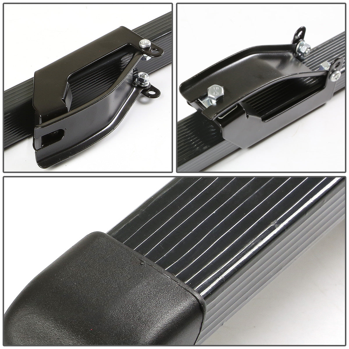 PORTAEQUIPAJE ROOF RACK CROSSBAR - ALUMINUM - SQUARE BAR - 50" - BLACK