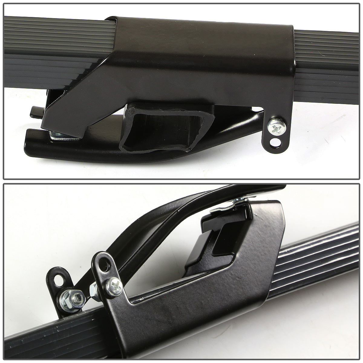 PORTAEQUIPAJE ROOF RACK CROSSBAR - ALUMINUM - SQUARE BAR - 50" - BLACK