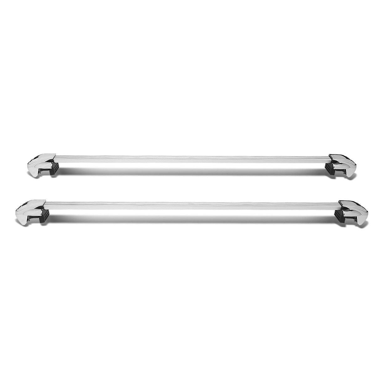PORTAEQUIPAJE ROOF RACK CROSSBAR - ALUMINUM - SQUARE BAR - 50" - W/ LOCK - SILVER