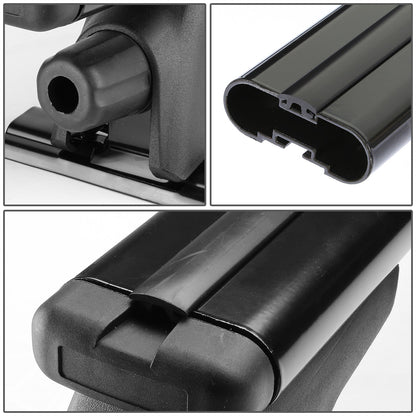 PORTAEQUIPAJE ROOF RACK CROSSBAR - ALUMINUM - AERO BAR - 50" - BLACK