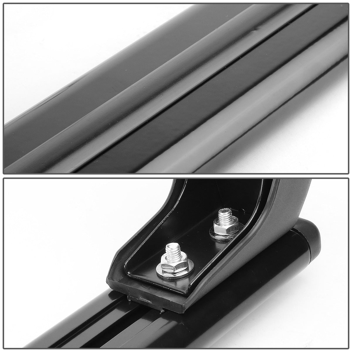 PORTAEQUIPAJE ROOF RACK CROSSBAR - ALUMINUM - AERO BAR - 50" - BLACK