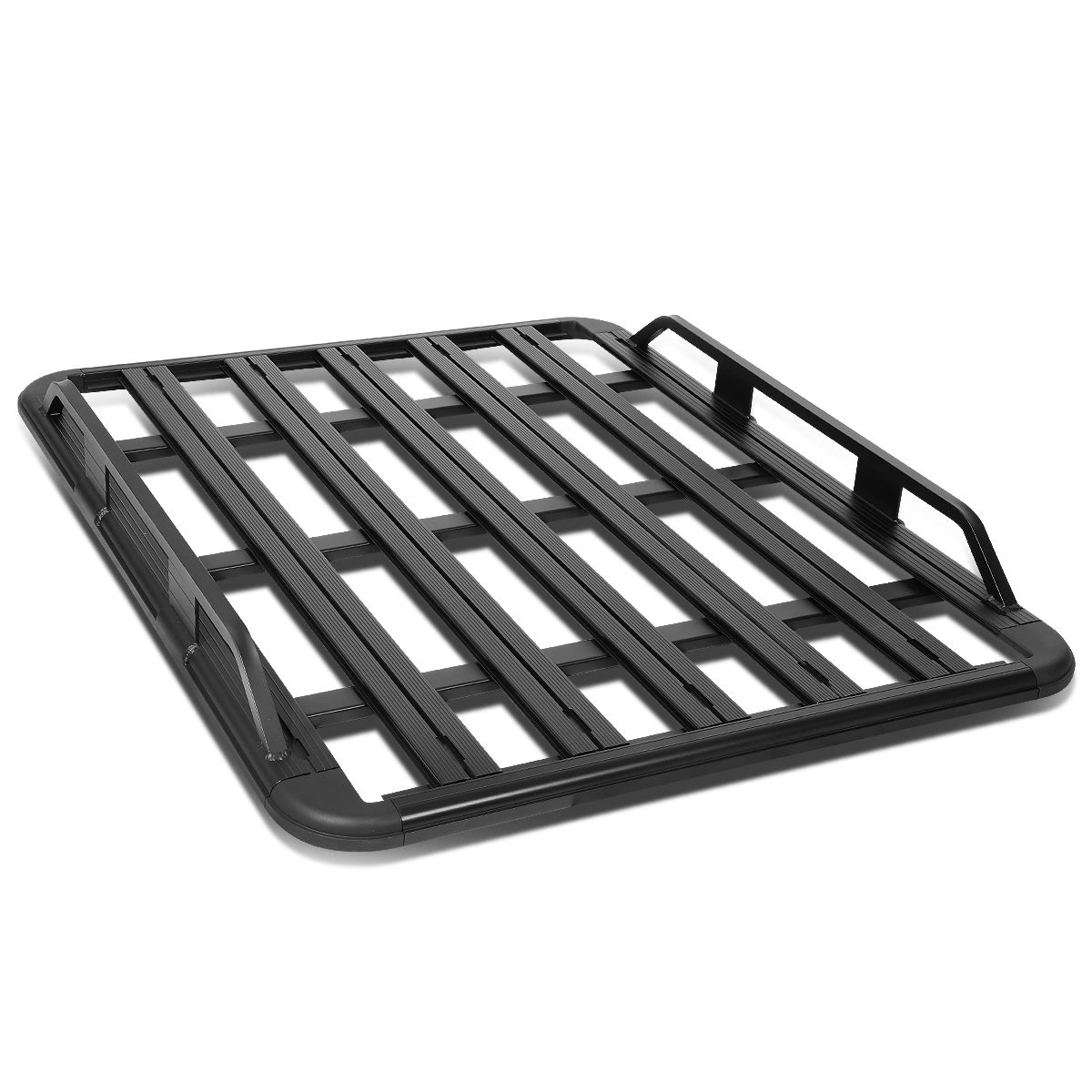 PORTAEQUIPAJE ROOF RACK CARGO BASKET - 60"L X 40"W X 6"H - ALUMINUM - BLACK