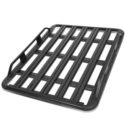 PORTAEQUIPAJE ROOF RACK CARGO BASKET - 60"L X 40"W X 6"H - ALUMINUM - BLACK