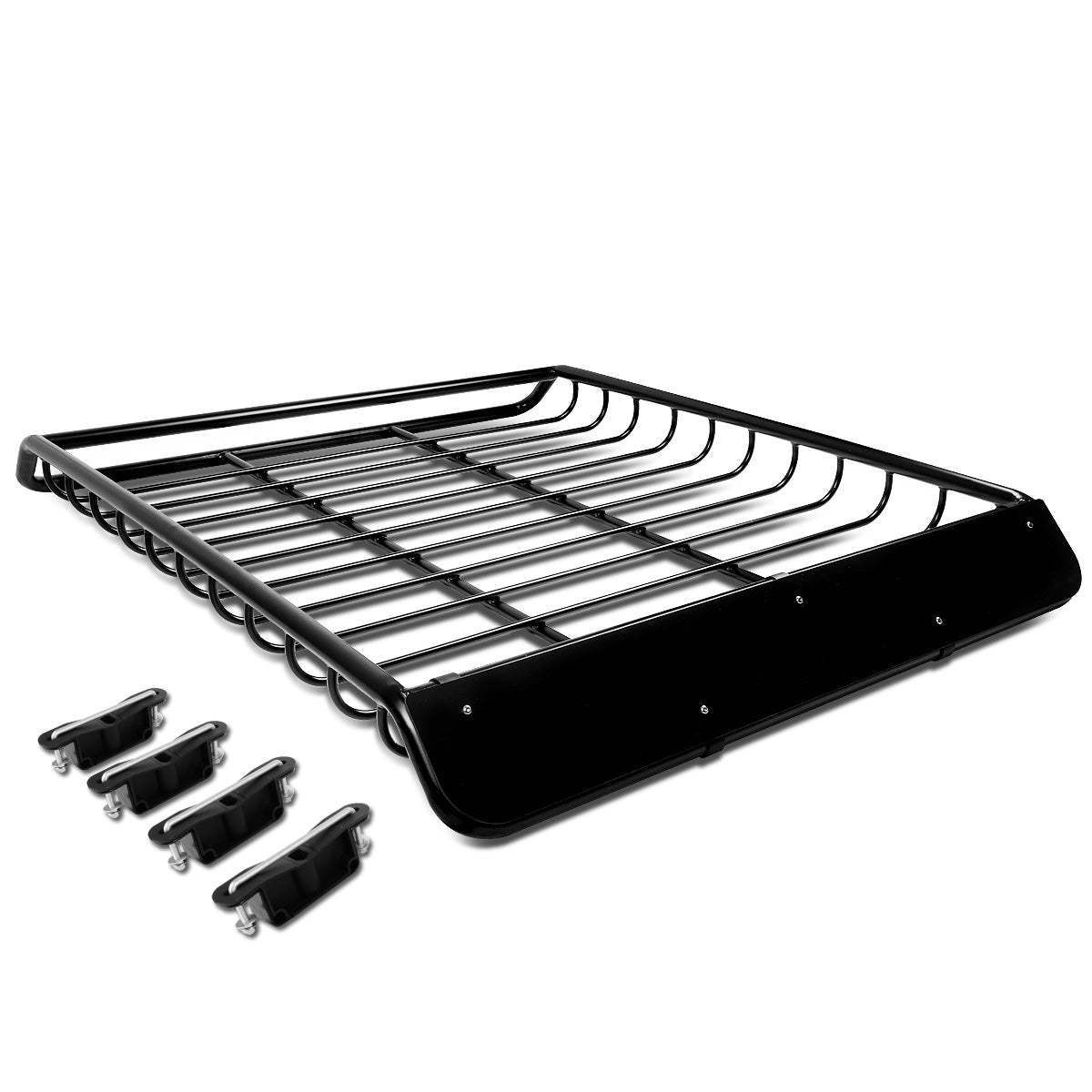 PORTAEQUIPAJE ROOF RACK BASKET - STEEL - 53" X 40" - BLACK