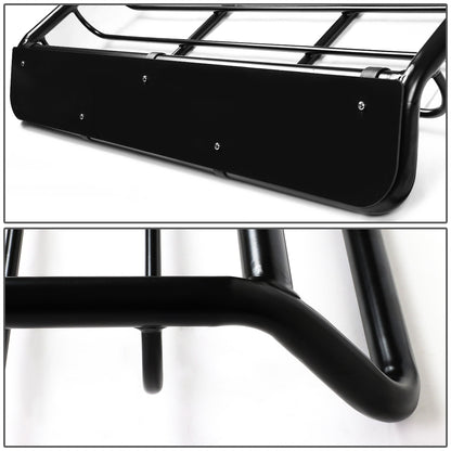 PORTAEQUIPAJE ROOF RACK BASKET - STEEL - 53" X 40" - BLACK