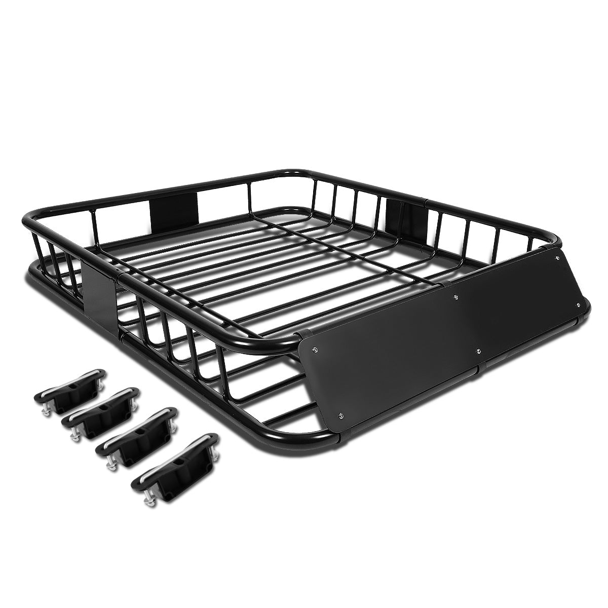 PORTAEQUIPAJE ROOF RACK BASKET - STEEL - 48" X 40" - BLACK