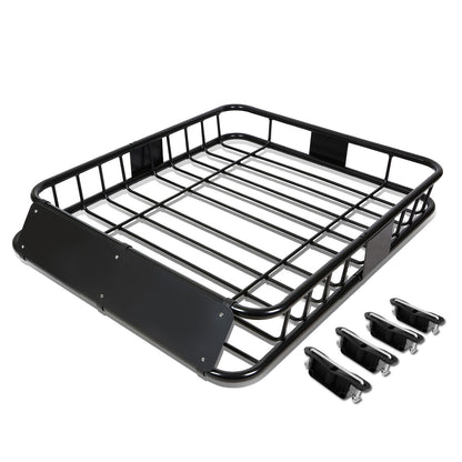 PORTAEQUIPAJE ROOF RACK BASKET - STEEL - 48" X 40" - BLACK