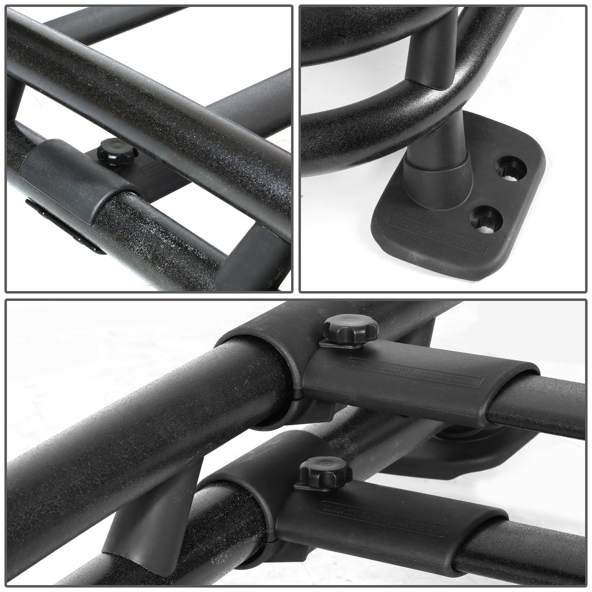 PORTAEQUIPAJE ROOF RACK BASKET - OE STYLE - ALUMINUM - 07-13 TOYOTA FJ CRUISER - BLACK