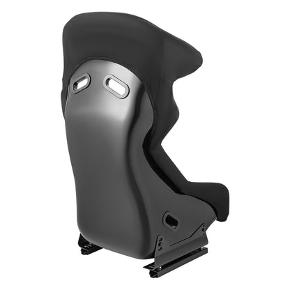 ASIENTOS RACING (ONE SIDE ONLY) *SUEDE*ALL IN BLACK (YOU CAN CHANGE THE COLOR)*FIBERGLASS & MEMORY FOAM*BLACK SAFETY BELT HOLES*WITH DOUBLE SLIDER