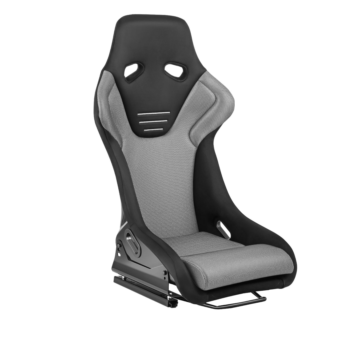 ASIENTOS RACING FABRIC*BLACK & BLUE (YOU CAN CHANGE THE COLOR)*FIBERGLASS & MEMORY FOAM*BLACK SAFETY BELT HOLES*WITH DOUBLE SLIDER