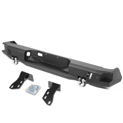 DEFENSA TRASERA OFF ROAD 14-19 TOYOTA TUNDRA - W/ D-RING SHACKLES - BLACK