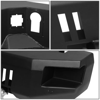 DEFENSA TRASERA OFF ROAD 15-19 FORD F-150 - W/ D-RING SHACKLES - BLACK