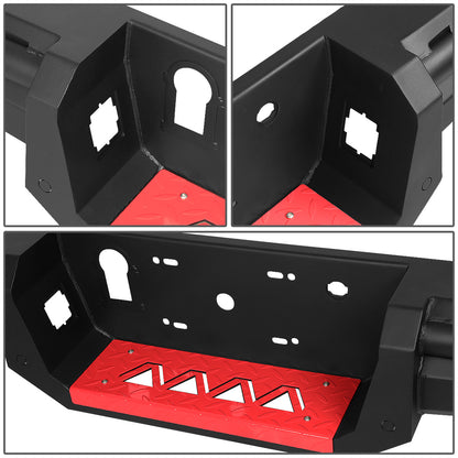 DEFENSA TRASERA OFF ROAD 17-19 FORD F-150 RAPTOR - W/ SENSOR HOLES - BLACK