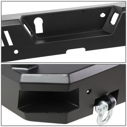 DEFENSA TRASERA OFF ROAD 17-20 FORD F-250, F-350 SUPER DUTY - W/ D-RING SHACKLES - BLACK