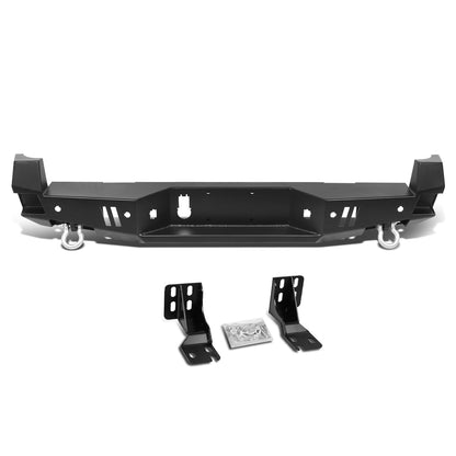 DEFENSA TRASERA OFF ROAD 16-20 TOYOTA TACOMA - W/ D-RING SHACKLES - BLACK