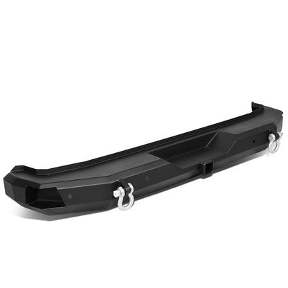 DEFENSA TRASERA OFF ROAD 18-19 JEEP WRANGLER JL - W/ D-RING SHACKLES - BLACK