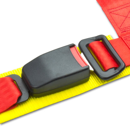 CINTURON DE SEGURIDAD 4PT - BUCKLE - RED