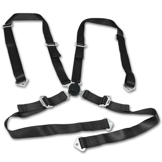 CINTURON DE SEGURIDAD 4PT - CAMLOCK - BLACK
