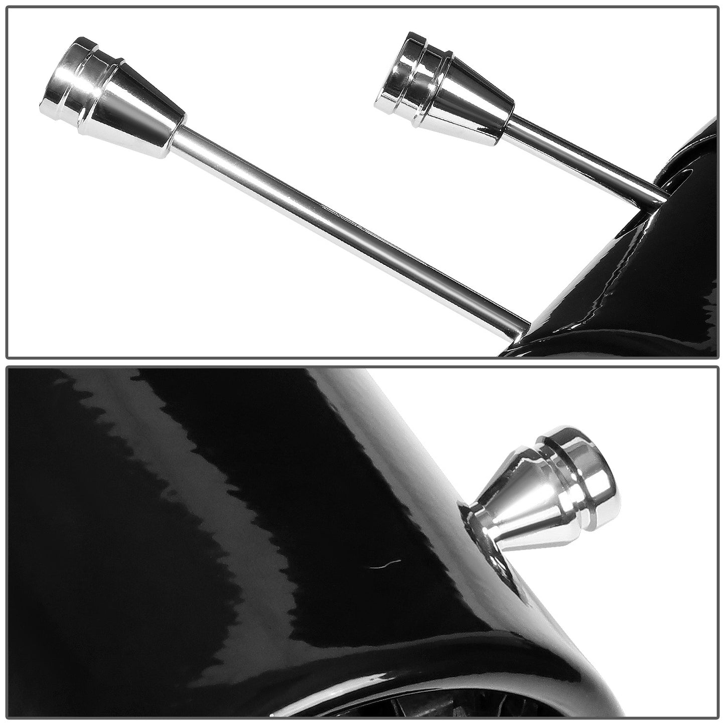 COLUMNA DE DIRECCION MANUAL - 28" - BLACK