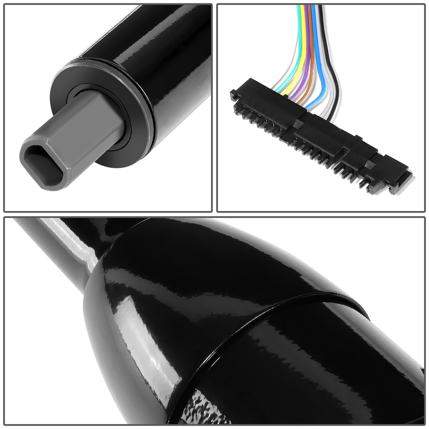 COLUMNA DE DIRECCION MANUAL - 28" - BLACK