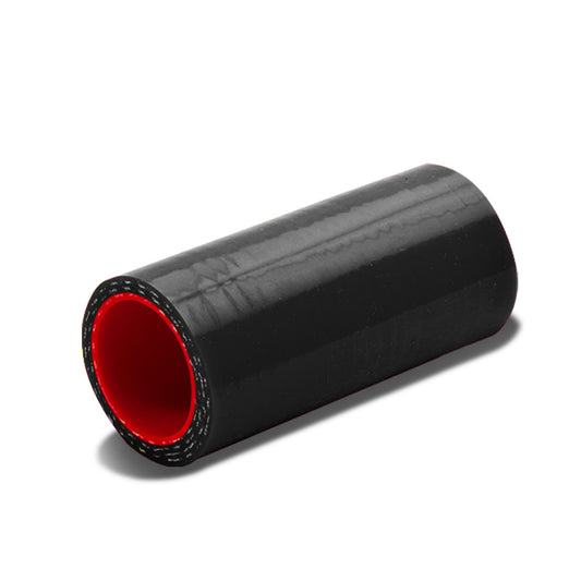 COPLE DE SILICON 3-PLY - 1.00" STRAIGHT - BLACK / RED - RM5-5