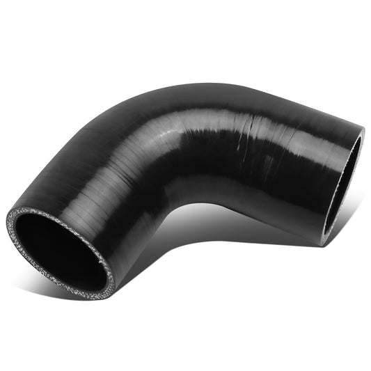 COPLE DE SILICON 3-PLY - 2.25" W/ 90 DEGREE - BLACK - RM6-4