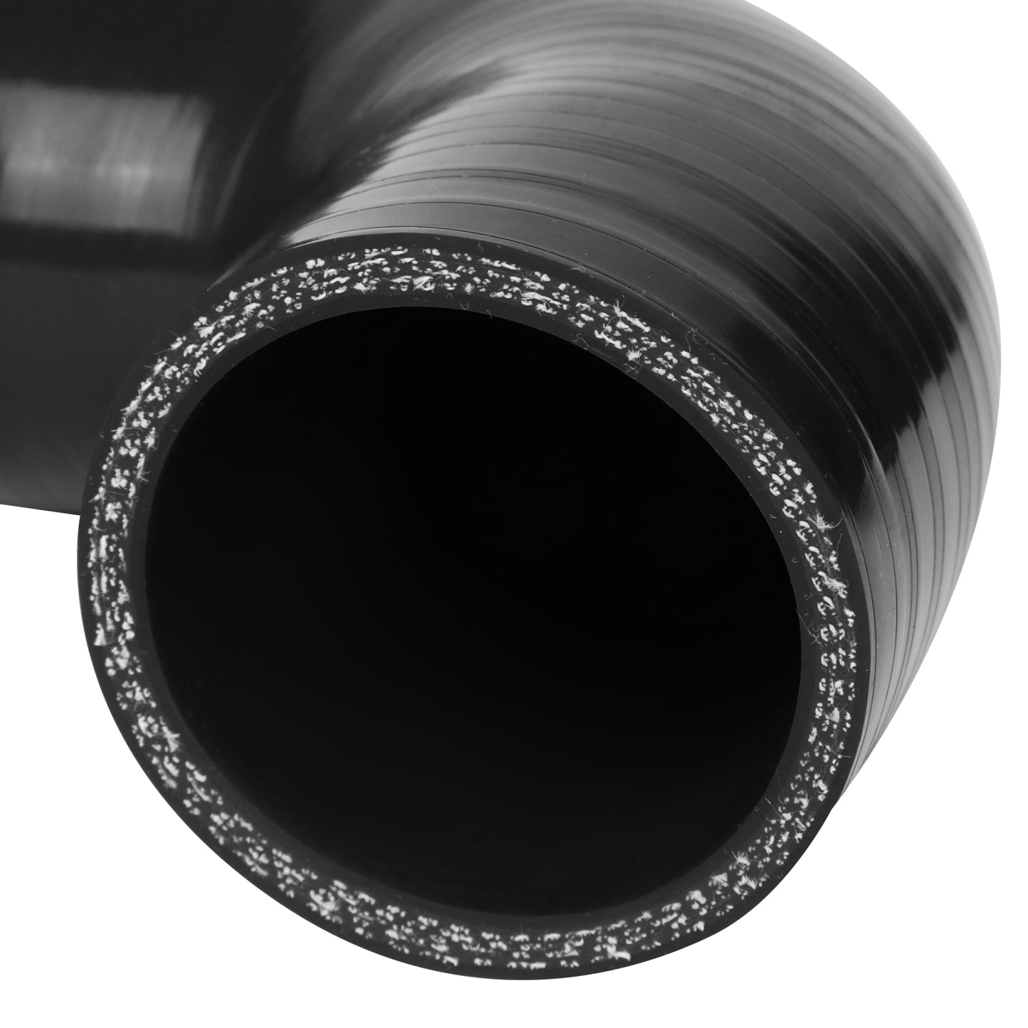 COPLE DE SILICON 3-PLY - 2.25" W/ 90 DEGREE - BLACK - RM6-4