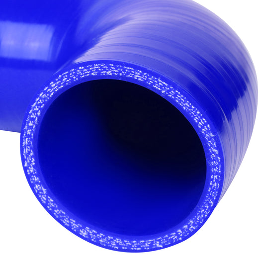COPLE DE SILICON 3-PLY - 2.25" W/ 90 DEGREE - BLUE - RM10-2
