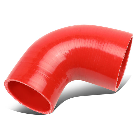 COPLE DE SILICON 3-PLY - 2.50" TO 2.75" REDUCER W/ 90 DEGREE - RED - RM4-5