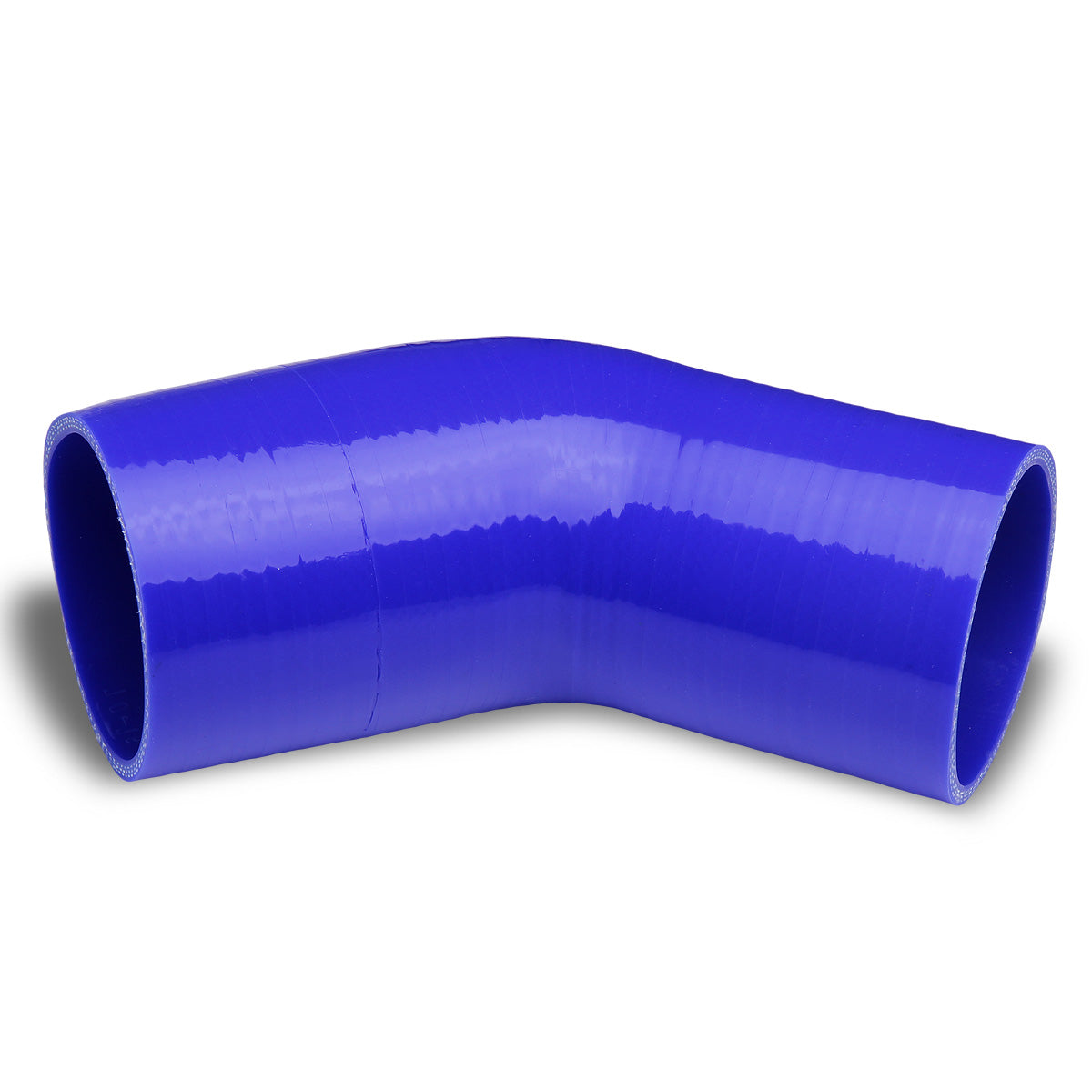 COPLE DE SILICON 3-PLY - 2.75" TO 3.00" REDUCER W/ 45 DEGREE - BLUE