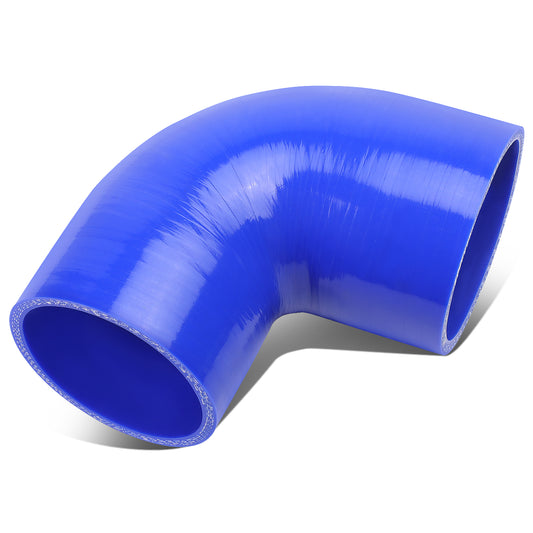 COPLE DE SILICON 3-PLY - 2.75" TO 3.00" REDUCER W/ 90 DEGREE - BLUE - RM4-3