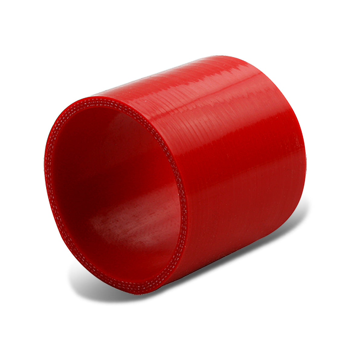 COPLE DE SILICON 3-PLY - 3.50" STRAIGHT - RED - RM3-1 / RM4-2