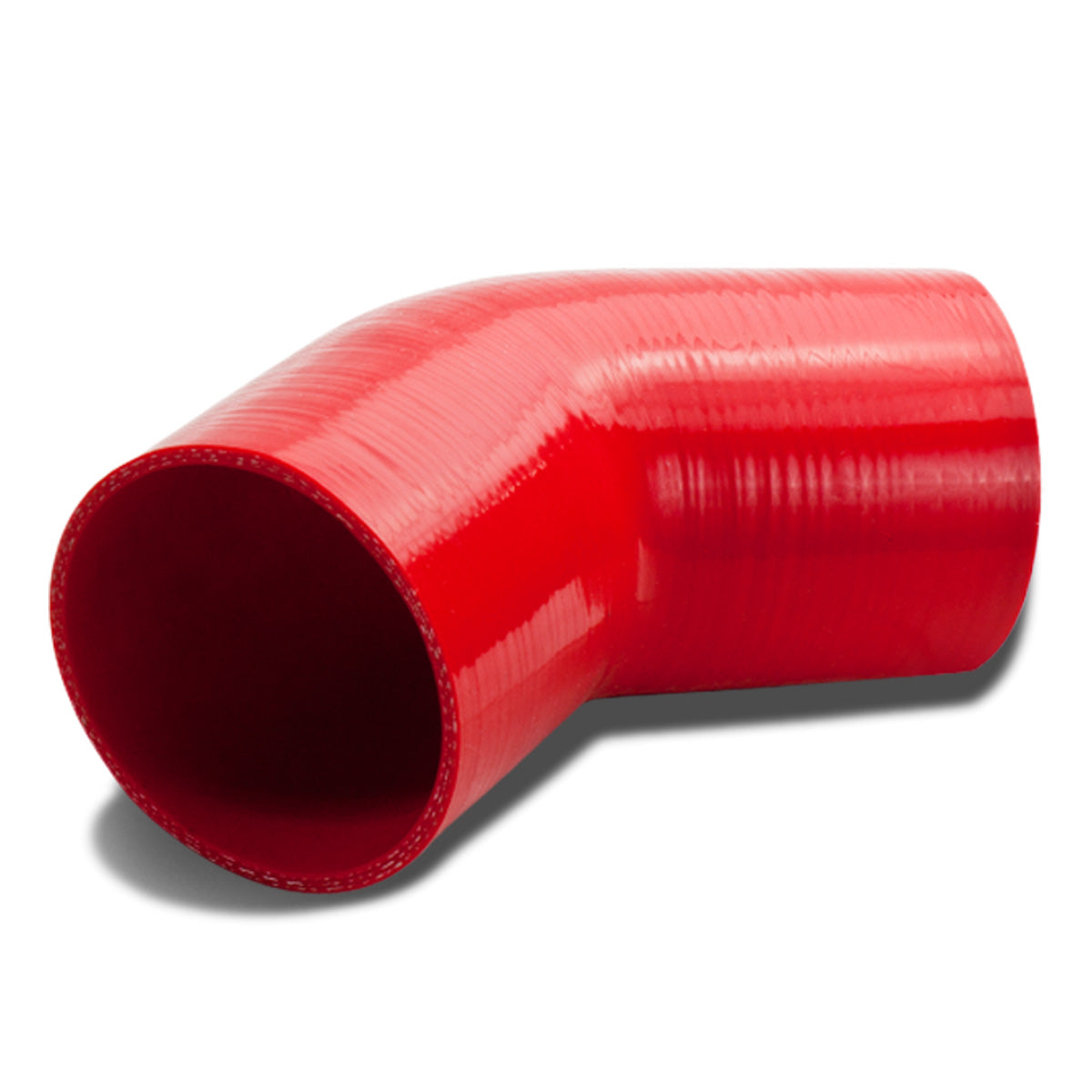 COPLE DE SILICON 3-PLY - 4.00" W/ 45 DEGREE - RED - RM11-4