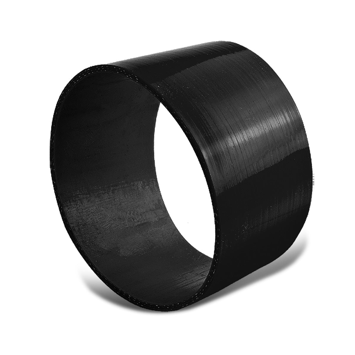 COPLE DE SILICON 3-PLY - 5.00" STRAIGHT - BLACK