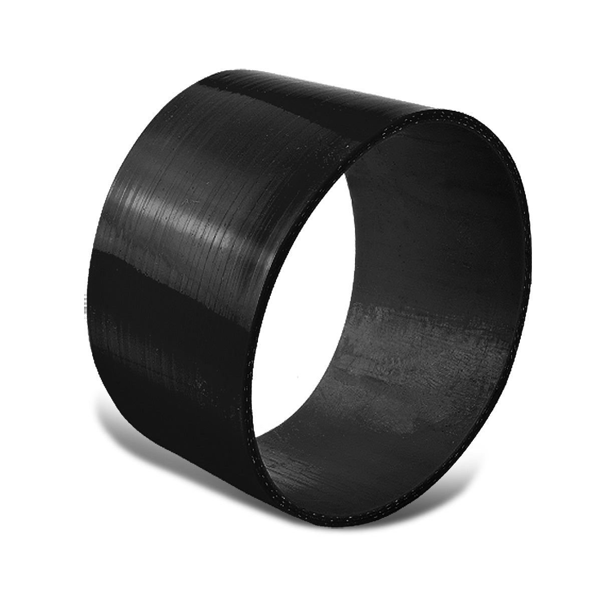 COPLE DE SILICON 3-PLY - 5.00" STRAIGHT - BLACK
