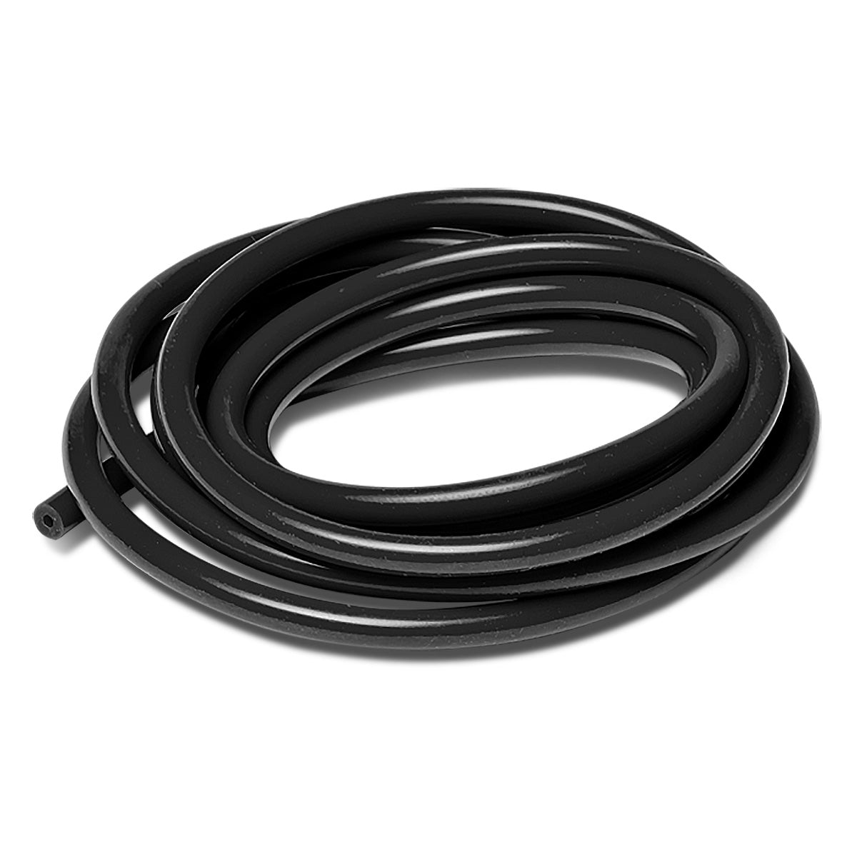 COPLE DE SILICON 3MM / .12" :ID - BY FOOT - BLACK