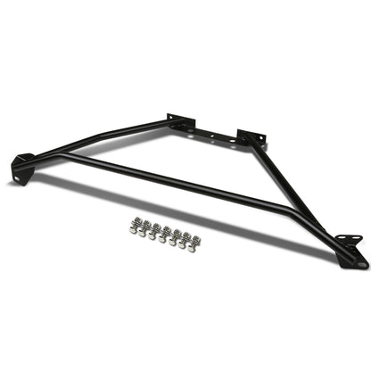 STRUT BAR FRONT UPPER STRUT TOWER BRACE - CHROMOLY - 99-04 FORD MUSTANG GT - BLACK
