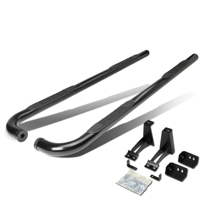 ESTRIBOS 3" - ROUND - 90 DEG - 00-14 CHEVY TAHOE, GMC YUKON - BLACK
