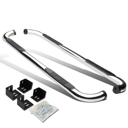 ESTRIBOS 3" - ROUND - 90 DEG - 98-03 DODGE DURANGO - SILVER