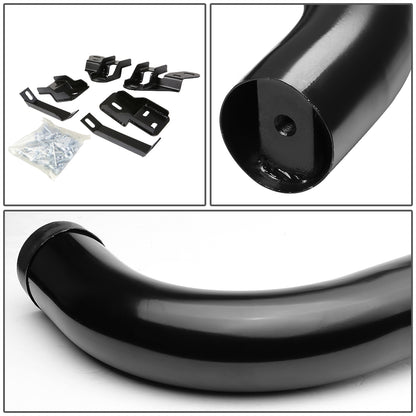 ESTRIBOS 3" - ROUND - 90 DEG - 09-10 RAM 1500 / 2010 DODGE RAM 2500, 3500 / 11-15 RAM 1500, 2500, 3500 - CREW CAB - BLACK