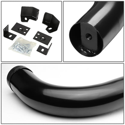 ESTRIBOS 3" - ROUND - 90 DEG - 87-06 JEEP WRANGLER - BLACK
